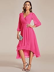 Ever-Pretty Women's Chiffon Spring V Neck Long