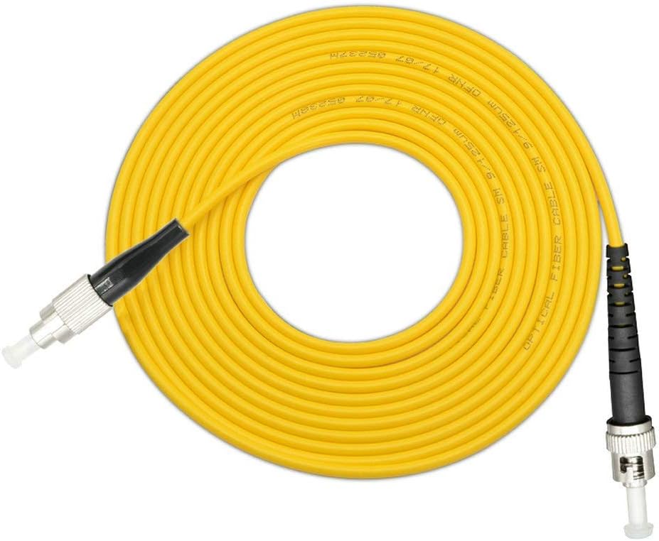 Amazon Com Eb Link Fc To St Fiber Optic Cable Jumper Patch Cord Simplex Single Mode 9 125 Fc St 1 Meter 3 28 Feets Electronics