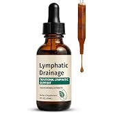 Lymphatic Drainage Drops, Alcohol-Free, Vegan | with Elderberry &amp; Echinacea Dandelion，&ndash; Supports Lymphatic Drainage, Immune System &amp; Detox 2 fl oz