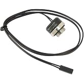 Aqua Computer 53067&nbsp;Hardware Cooling Accessory | G1/4 Inner &amp; Outer Thread, 60 cm Cable, Two-Pin Plug, Installs Directly on Waterblock or Radiator