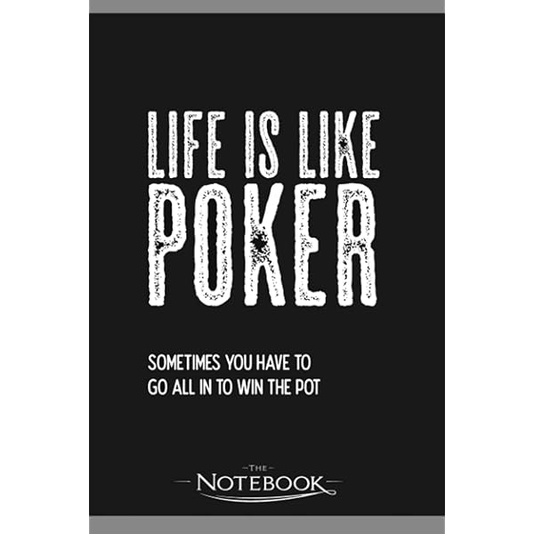 The Life Is A Game: Cardgames Notebook, Poker Journal, Blackjack Log Rummy Journal 110 Lined Pages 6 X 9