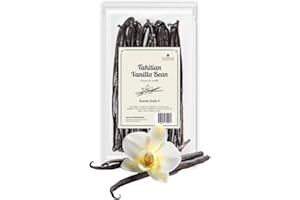Vanilla Bumblebee 10 Tahitian Vanilla Beans Gourmet Grade A | 2025 FRESH CROP Non-GMO Gourmet Grade A Good for Pure Vanilla E