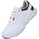 WOLFWAY Men's Spikeless Golf Shoes Men Waterproof Wears Golf Sport Sneakers Training Walking Shoe