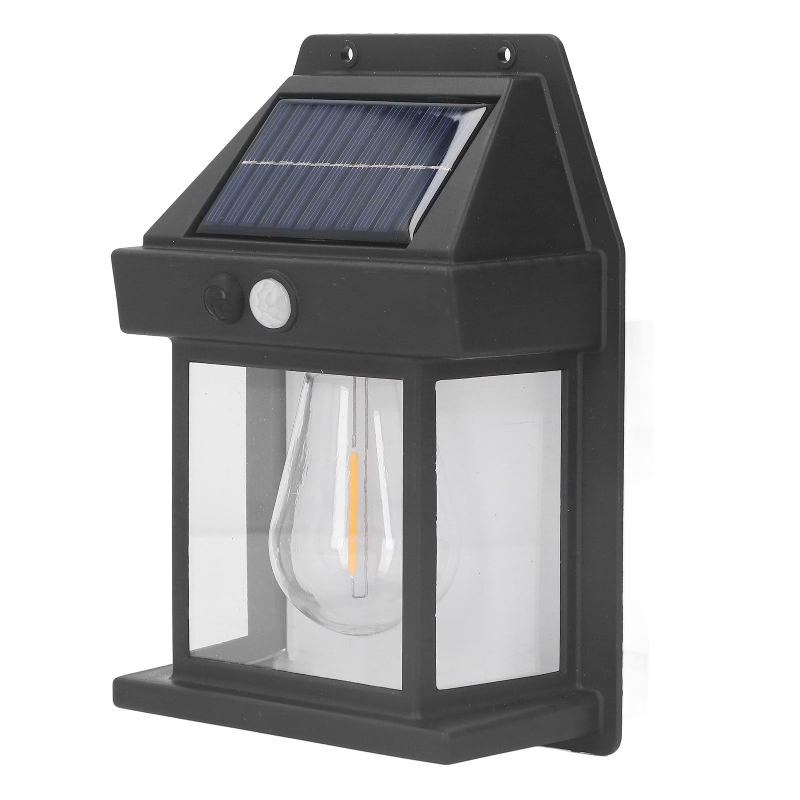 Outdoor Solar Lights, Waterproof Lamp with IP65, Led Tungsten Outdoor Wall Lights, Solar Porch Lights Outdoor with Three Light Modes for Railing Patio Yard, for Post and Driveway