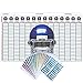 Fantasy Football Draft Kit 2017 5ft x 3ft Color kit with Large 4