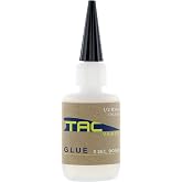 TAC Vanes TAC Glue - 1/2 fl oz | Archery Fletching Adhesive | Fast-Bonding, Precision Application, Durable Hold for Vanes