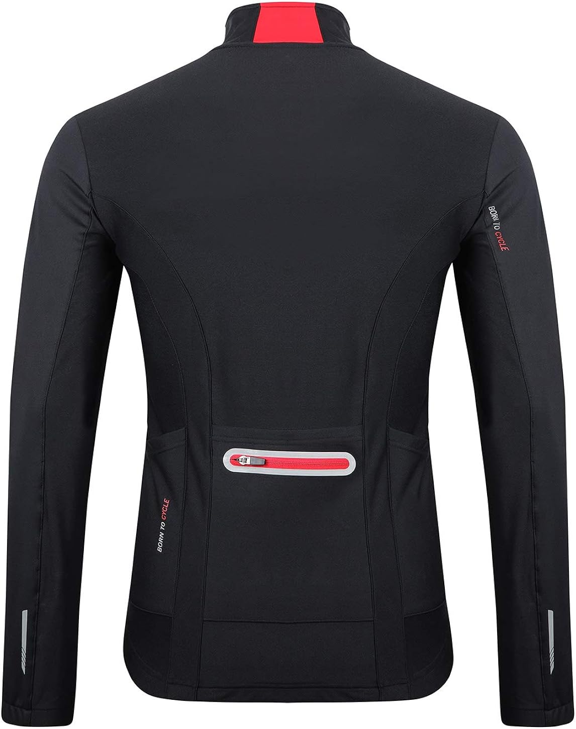 Santic Winter Cycling Jakets for Men Thermal Bike Running Jacket Windproof Breathable Windbreaker : Clothing