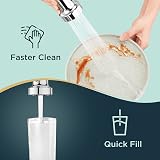 FORIOUS Kitchen Tap Spring Kitchen Sink Mixer High Arc 360° 2 Spray Chrome view 4