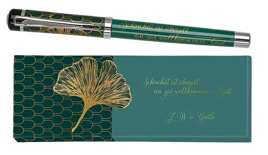 moses. libri_x Johann Wolfgang von Goethe Rollerball Pen with able Blue Refill in Gift Box