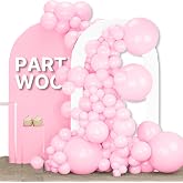 PartyWoo Balloons 4 Size Variety Pack - 152 Pieces For Decorations