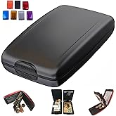 RFID Cash and Cards Wallet - 2024 New Slim Metal Wallet for Men RFID Credit Card Holder Credit Card RFID Flip Wallet Case Wallet