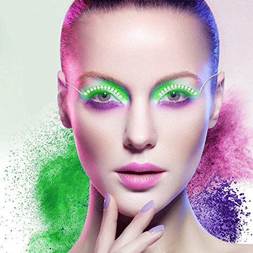 Led eyelashes light luminous shining eyelid tape f-lash…