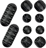 Nestling 20 Pack Cable Holder Clips Self Adhesive Wire Organizer Car Office view 2