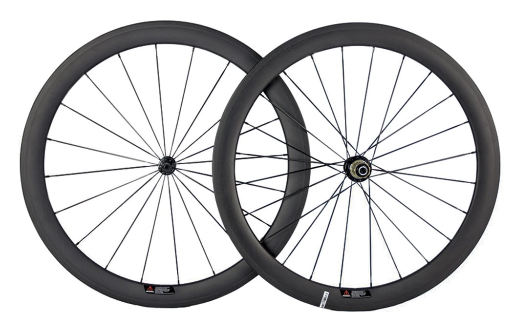 Queen Bike Carbon Fiber Road Bike Wheels 50mm Clincher Wheelset 700c