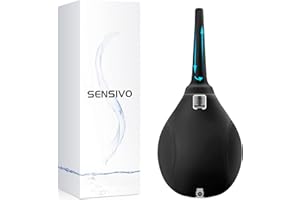 SENSIVO Bulb [ 445ml ] Silicone Cleaner with Back-Flow Prevention for Personal Care, Reusable Butt Cleaner