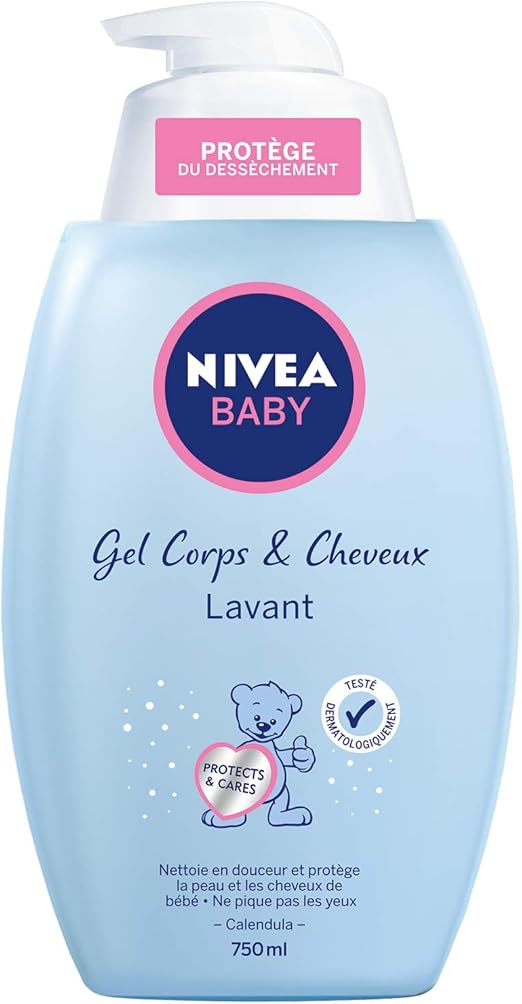 nivea baby micellar mild washing gel