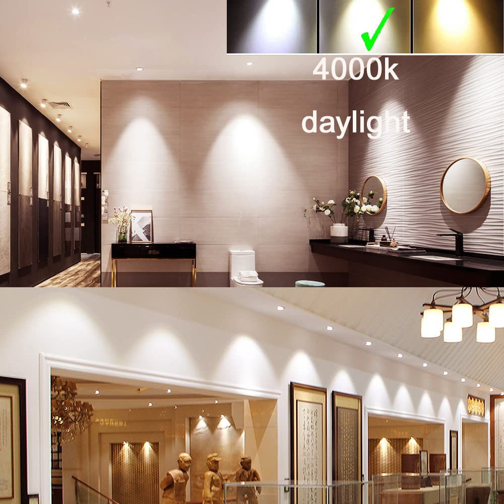 QLEE Ar111 15w Gu10 Base Spot Lighting Dimmable Led Spotlight Bulb 15w Day Light 4000k 15leds Ac 120v Downlight Reflector Lights 1500lm Equivalent 150w Halogen Light Bulbs Flood Lamp