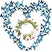 Ewong 3D Butterfly Wall Stickers Arts Decor Crafts for Kids Girls, Home Decorations for Living Room Baby Bedroom Bathroom Nursery Classroom Office Decals 60PCS (60 Blue)
