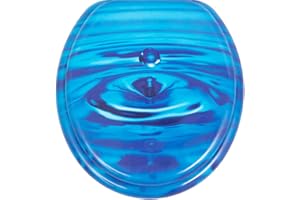 Nastarki Round Toilet Seat, Slow Close Wood Toilet Seats, Wooden Toilet Seats with Strong Alloy Hinges, Adjustable Toilet Seat，Easy to Install and Clean