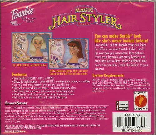Barbie Magic Hair Styler Regulationsranking