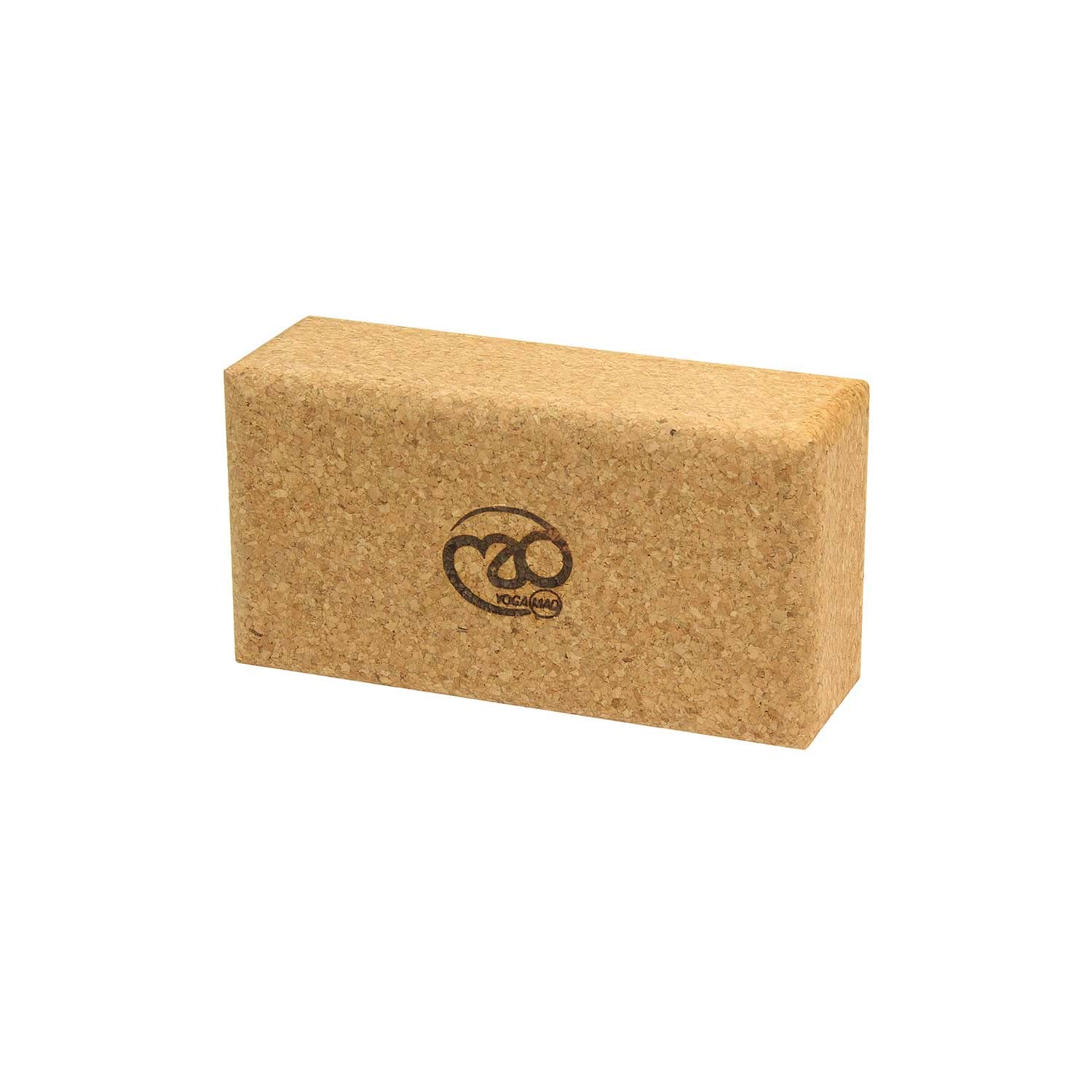 Yoga-Mad Cork Yoga Block- Eco Friendly Ethical Cork - Yoga and Pilates