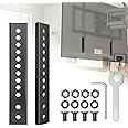 Gadgetzan TV Mount Extender,TV Mount Extension Bracket Kit Designed for Low Vesa Pattern TV’s,Fits Most Vesa Mounts and TV Ceiling Mount,Steel TV Wall Mount Extension Bracket Plate- 2 Pcs(Black)