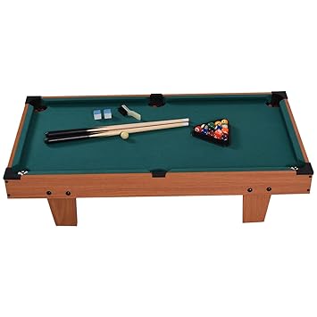 8 Ball Pool Tabletop Pool Table Mini Set Game Billiards Miniature