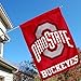 Ohio State Buckeyes Athletic Logo House Flag Banner