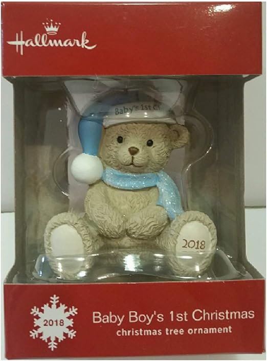 baby boy first christmas ornament 2018