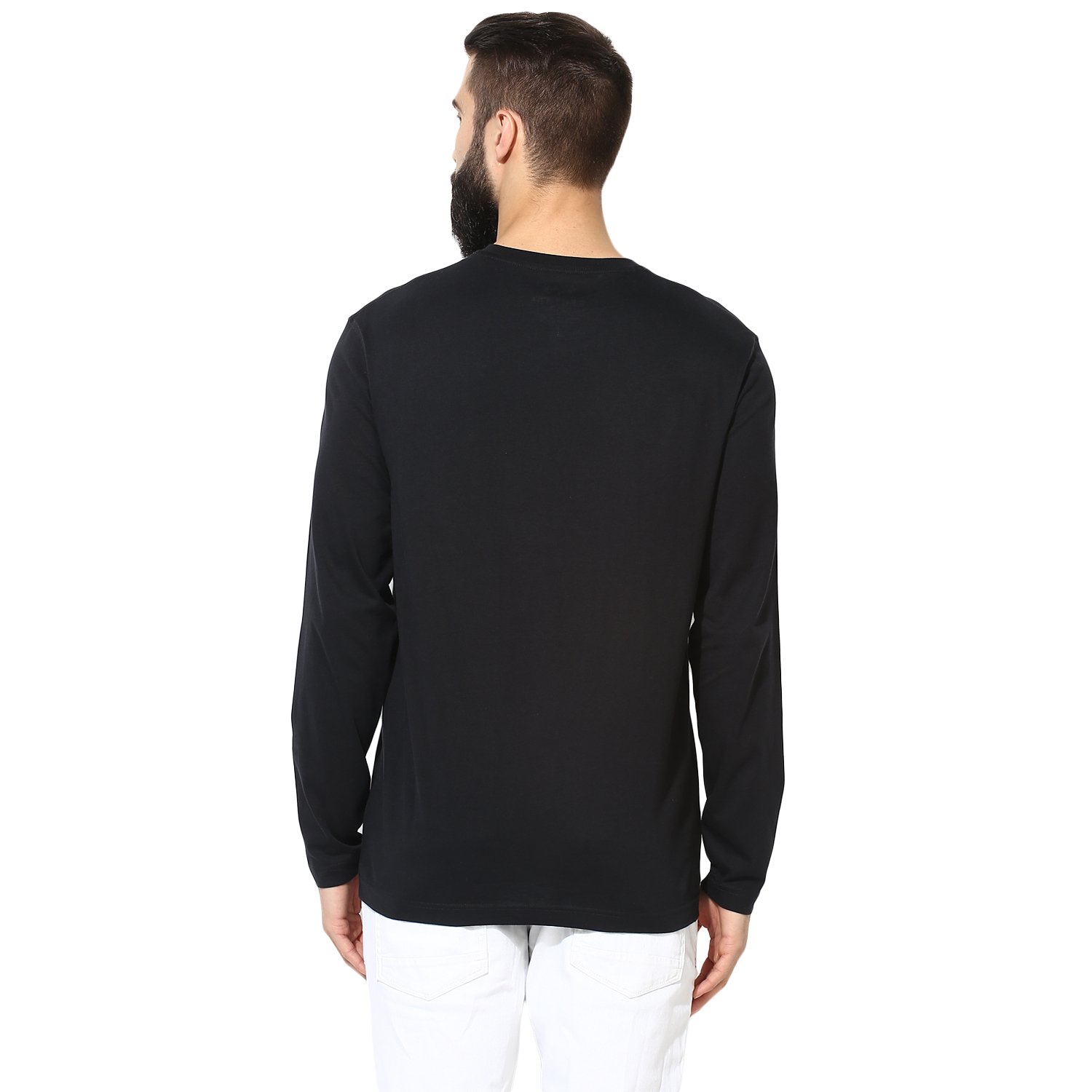 red tape men's solid regular fit t-shirt