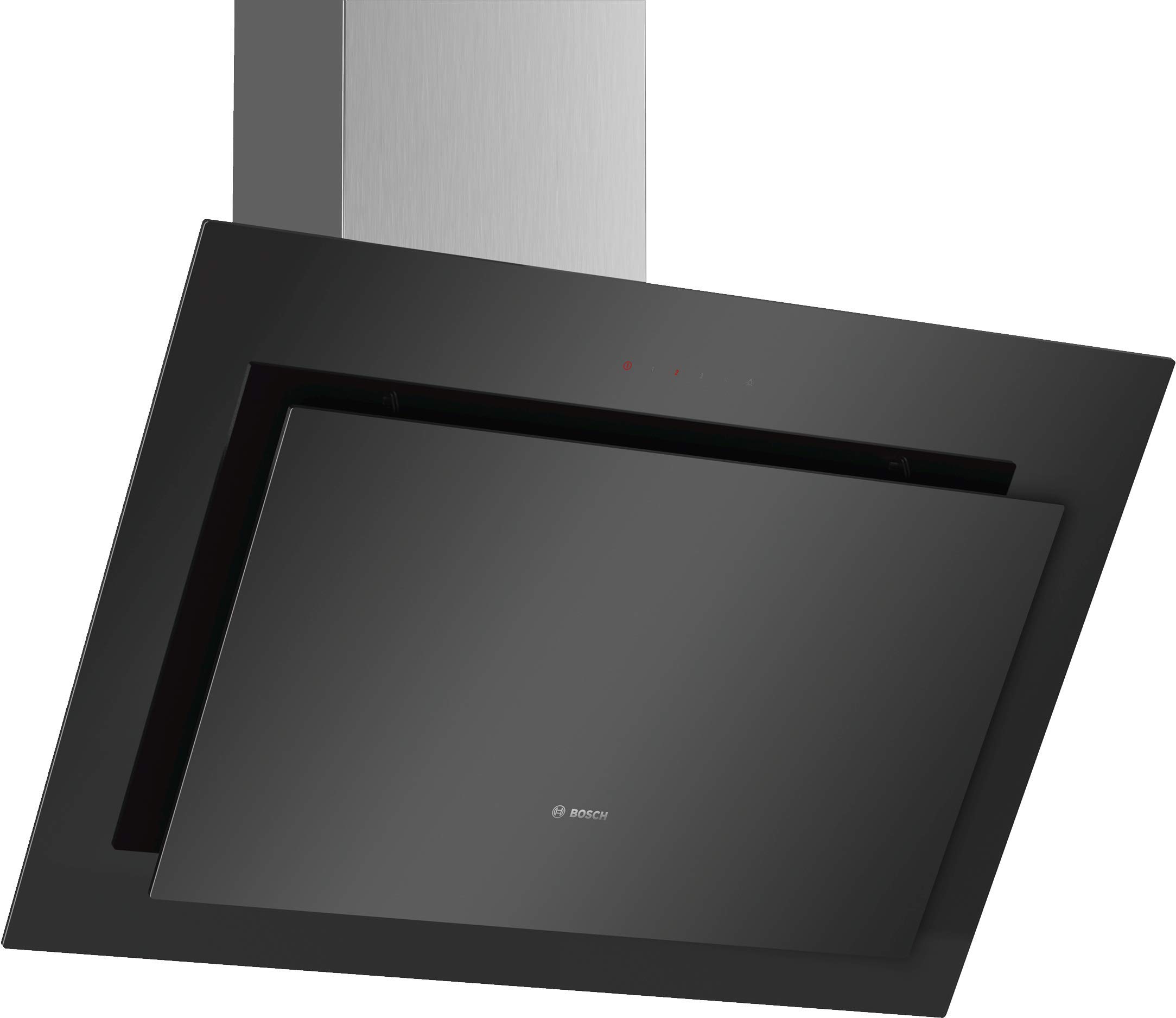 Bosch-Serie-4-DWK67CM60-Campana-de-cristal-negro-60-cm-Inclinada-Tecnologia-TouchControl-Clase-de-eficiencia