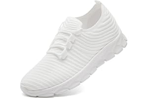 VLHGCG Men's Gym Sneaker Running Shoes Breathable Lightweight Slip on Shoes Athletic Tennis Walking Sneakers for Traveling an