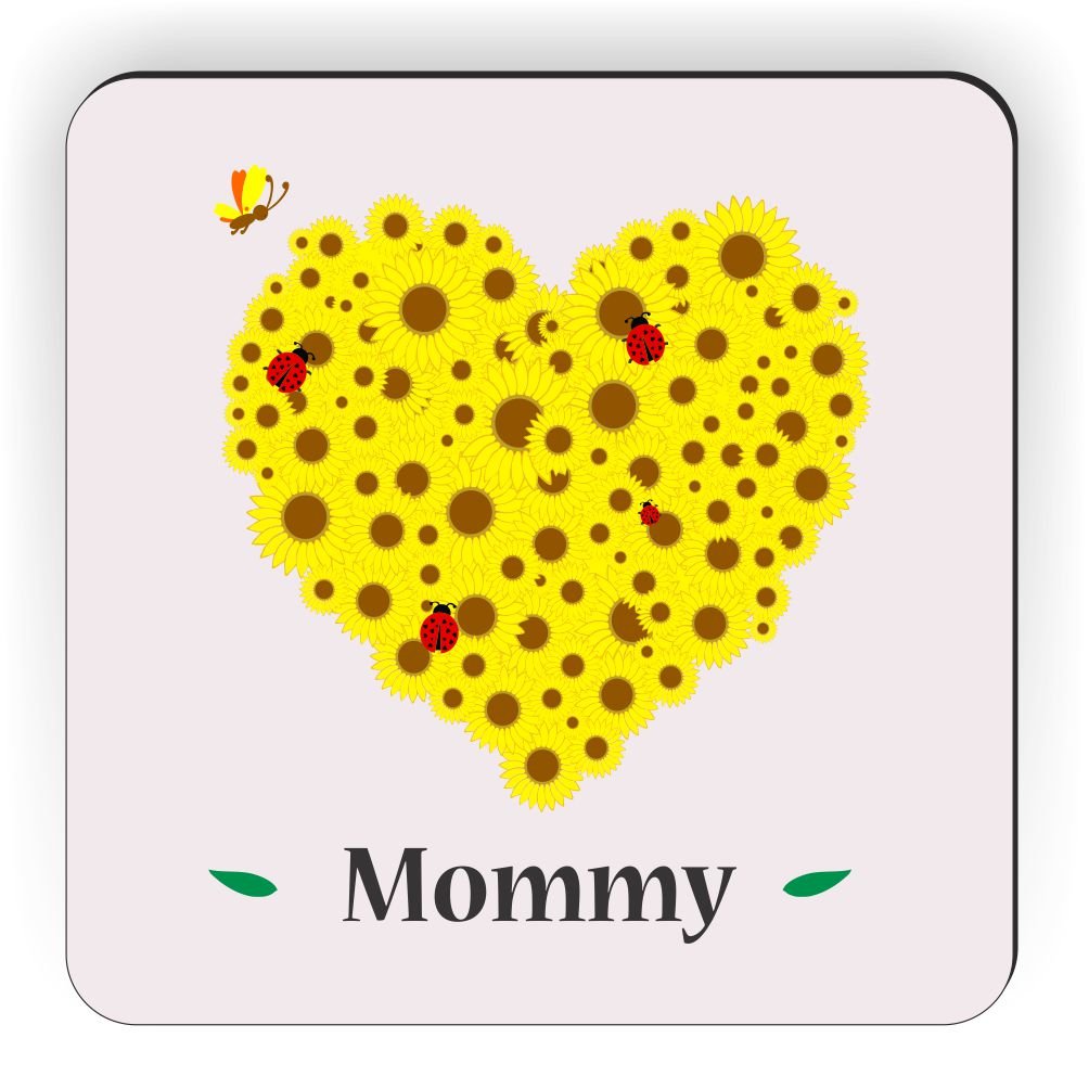 Rikki Caballero mamá Nombre Flores corazón sobre Fondo diseño ...