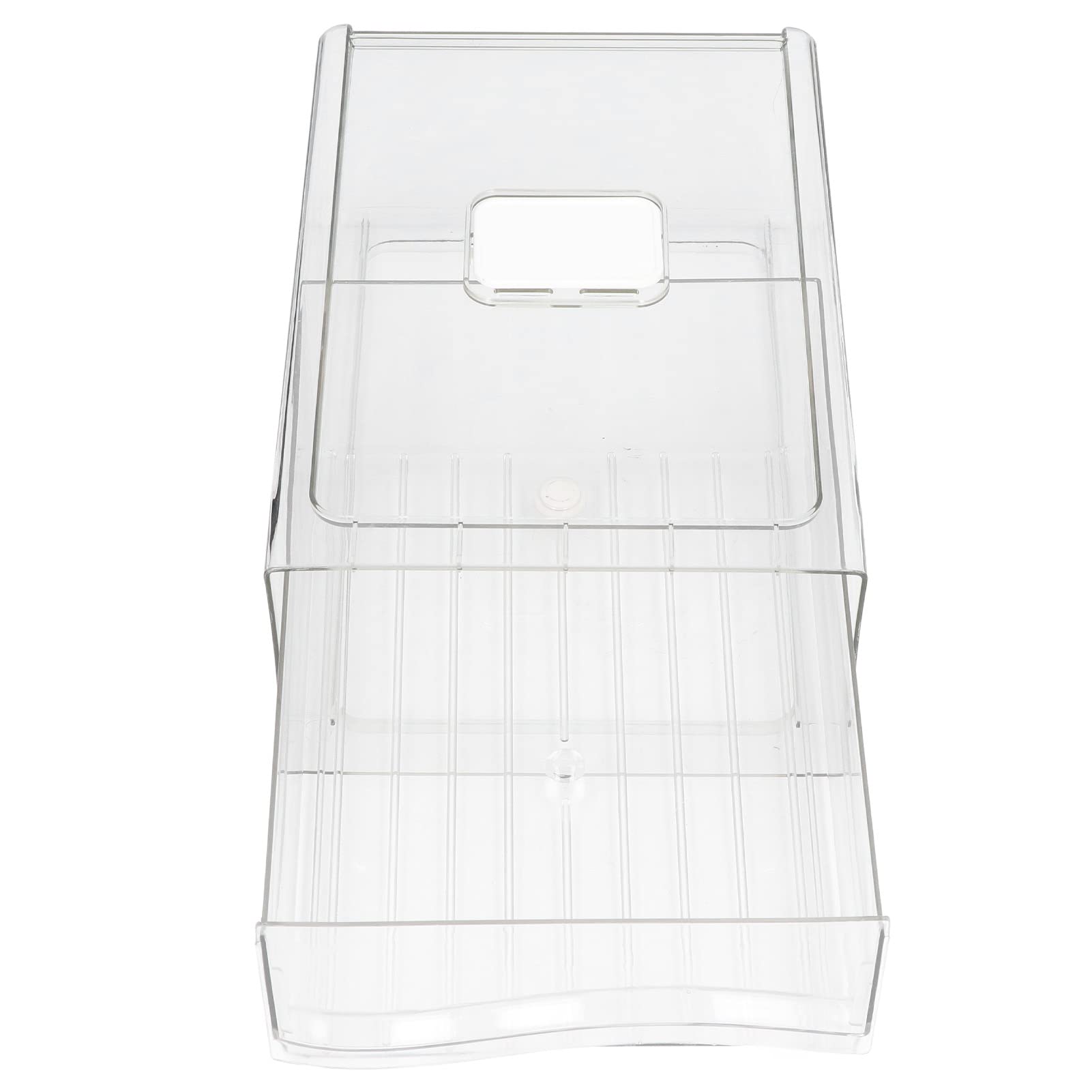 Riuulity Refrigerator Organizer, Stackable Fridge Fruit Storage Containers with Adjustable Vents Veggie Containers Drawers Bins for Freezer Kitchen Countertops Cabinets(L)