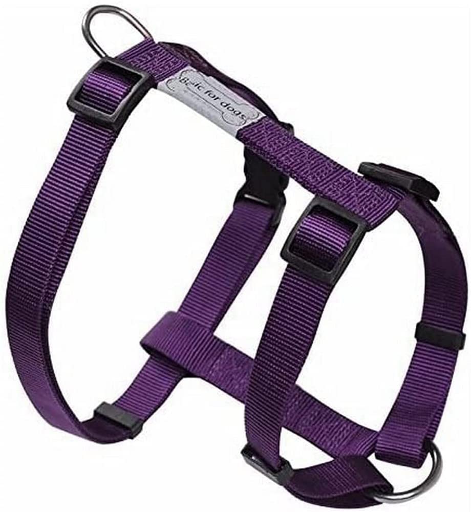 Wouapy Basic Line Harness for Dog, 15 mm Width/Thorax of 43/65 cm, Purple Harness