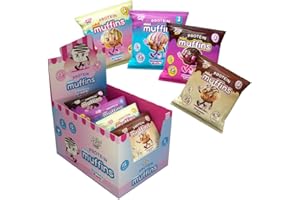 Prime Bites Minis | Protein Mini Muffins from Alpha Prime Supplements | High Protein, Collagen Fortified Low Sugar Treat | Delicious Snack | 12 Packs per Box - Variety Pack