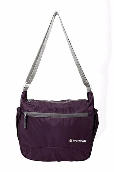Vanwalk Nylon 10 Ltr Purple Messenger Bag