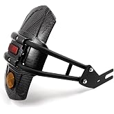 BENEALL Motorcycle Rear Fender Mud Guard Motorbike Mudguard for CBR650 MT09 GW250 CB190R Rear Cover Splash Guard Protector (Type C)