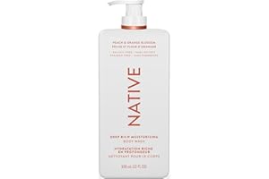 Native Moisturizing Body Wash Peach & Orange Blossom, 650 mL