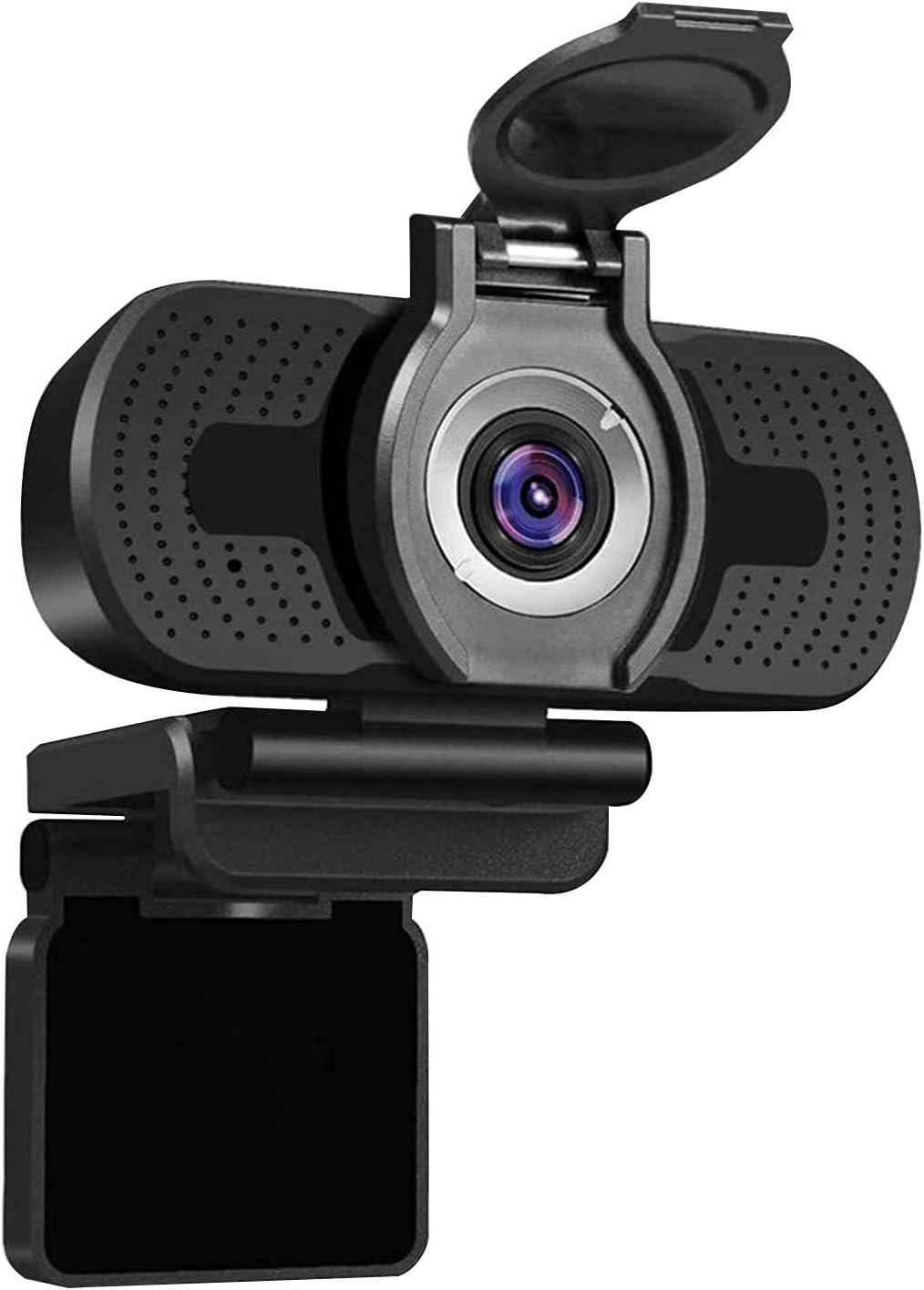 LQLY 1080p Webcam with Microphone & Privacy Cover, HD USB Web Camera Plug and Play Webcam for Online Classes Skype
