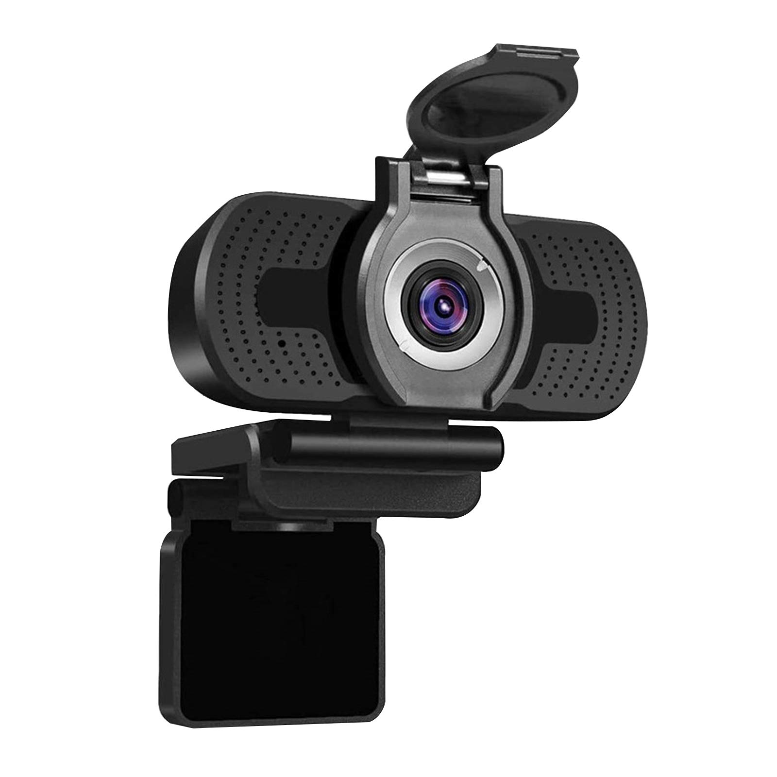 LQLY 1080p Webcam with Microphone & Privacy Cover, HD USB Web Camera Plug and Play Webcam for Online Classes, Skype, Video Calling, Conferencing, Gaming