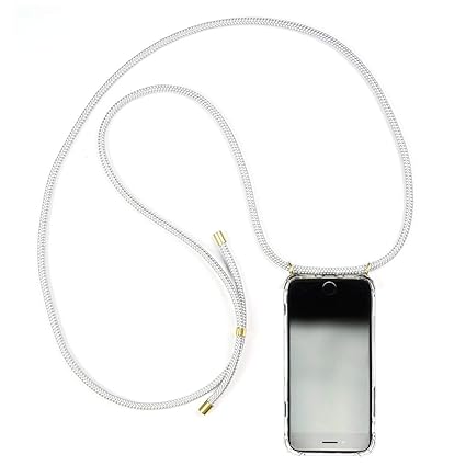 KNOK Case Handykette Handyhülle mit Band Kompatibel mit iPhone 6 p& iPhone 6s 6 s - Handy-kette Handy Hülle mit Kordel zum Um