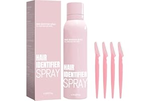 NUBUDOZ Hair Identifier Spray for Face Shaving, Face Hair Identifier Spray, Dermaplaning Tool for Face, Dermaplaning Spray for All Skin And Hair Types (1 Set)