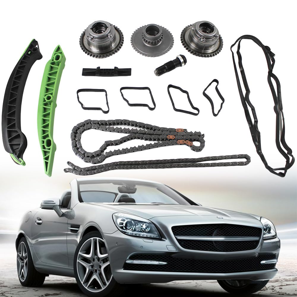 Photo 1 of COPACHI 2710503347 M271 Engine Timing Chain Kit w/Camshaft Adjuster Compatible with Benz W203 W204 SLK250 E250 M271 C200 S212 C180 After-Market Parts 2710301163 2710503447