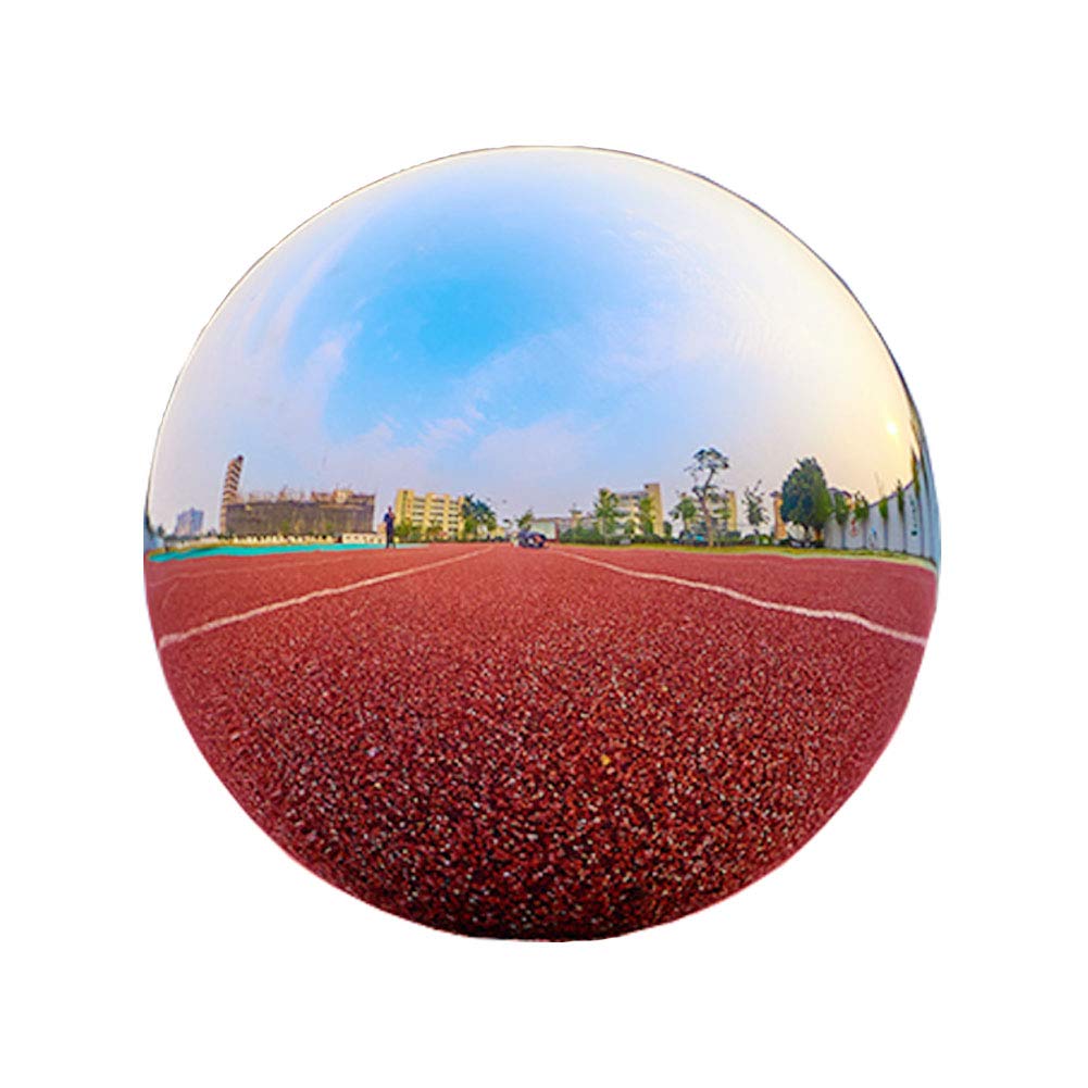 zosenda Stainless Steel Observation Ball Mirror Polished Hollow Ball Reflective Garden Ball Seamless Floating Ball for Garden Decoration (20cm x 1pcs)