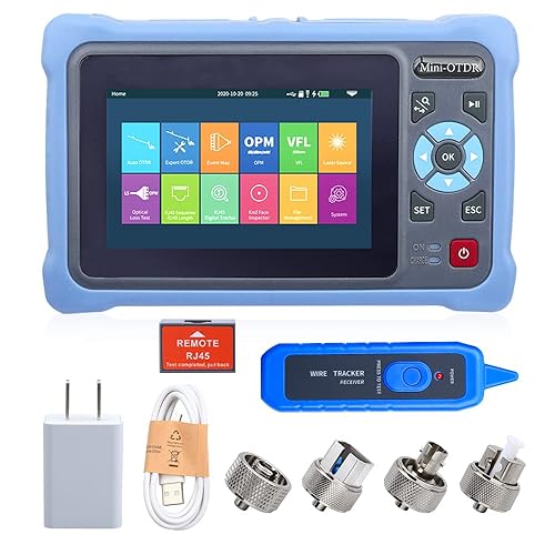 OTDR Optical Fiber Tester 1310/1550nm with inch Touch Screen