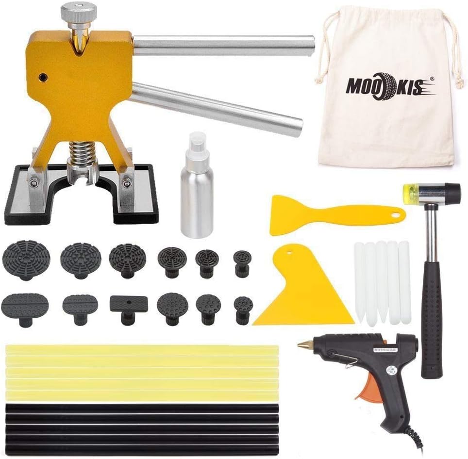 Mookis Car Body Dent Repair Tools, Paintless Dent Repair Kits with Glue