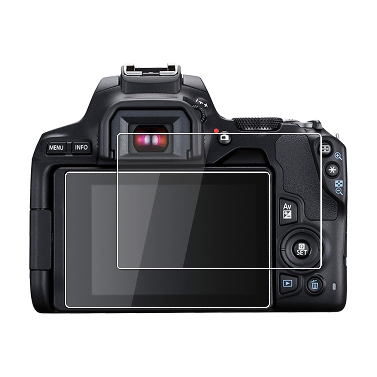 kinokoo Screen Protector for Nikon P1000 P1100 P950 Digital camera 0.25mm 9H Hardness Tempered Glass Film for Nikon P1100/P1000 /P950 camera - Bubble Free & Anti-Scratch & Anti-Finger Print (2 Pack)