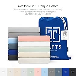 Tafts Cali-King Sheets Set, Pure 100% Viscose