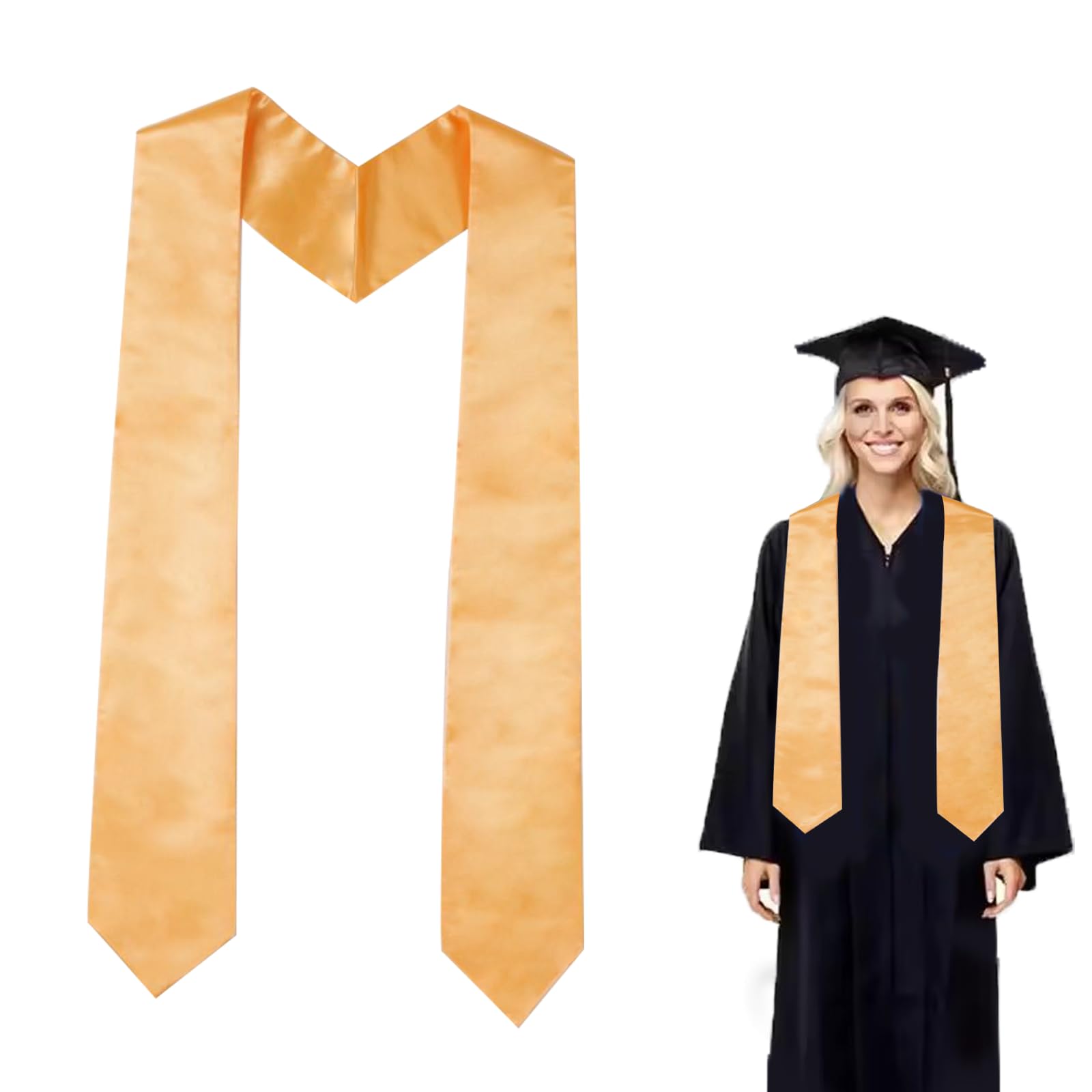 thumbnail image 2 of Aazon.co: Baotongle 5 Pieces Unisex Graduation Stole Bulk Subliation 2 of 14